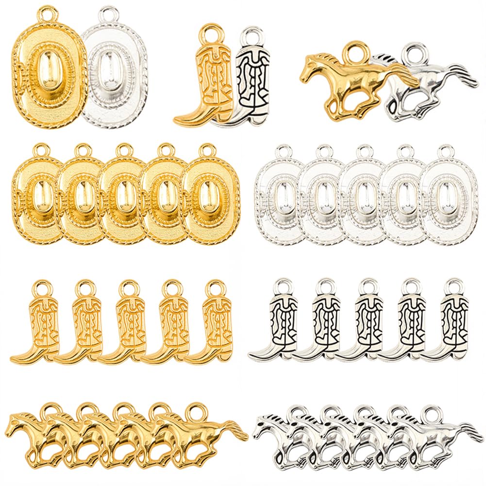 Breloques Western en alliage pour création de bijoux et colliers