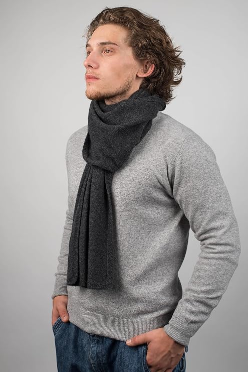 Dalle Piane Cashmere Mens 100% Cashmere Scarf