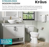 Vista 7 de KRAUS Elie KEA-18801BG - Gancho para bata de baño y toalla, color dorado cepillado