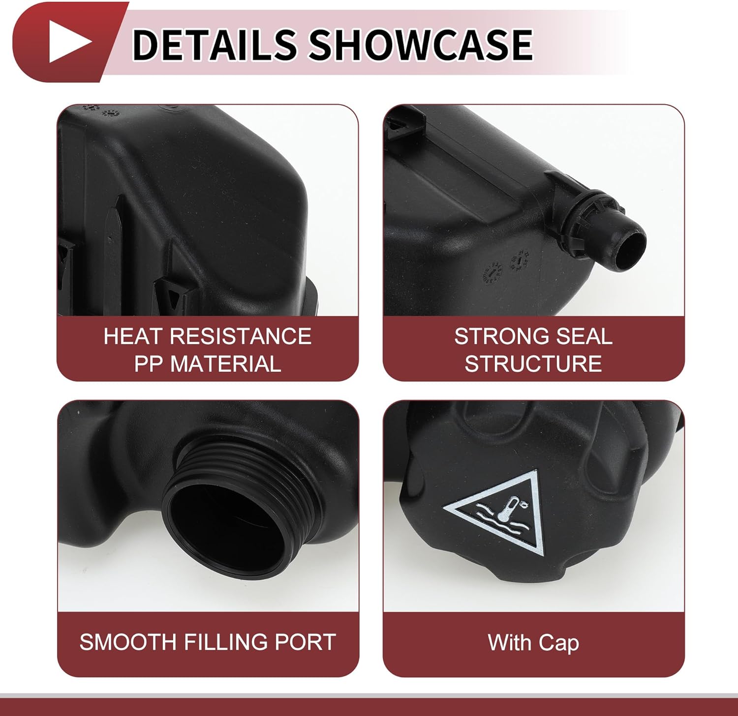 1 Set Engine Coolant Reservoir Water Expansion Tank for BMW 340i 340i GT XDrive 440i 440i Coolant Radiator Reservoir Bottle with Cap No.17138617045