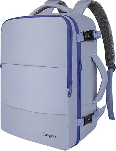 Miniatura 27 de Taygeer Mochila de Equipaje de Mano, Mochila de Viaje de 35 Litros para Mujeres Aprobada por Aerolíneas, Bonita Bolsa de Viaje para Artículos