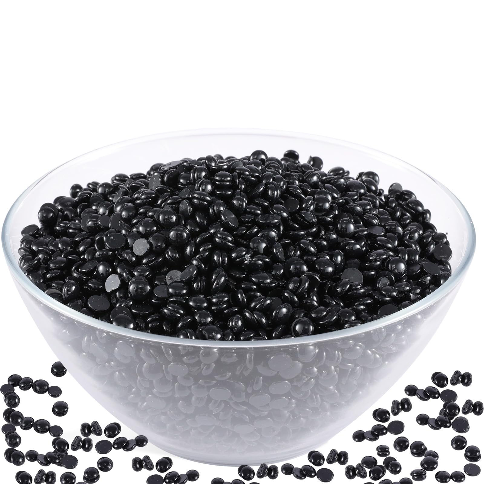 Black Coral Hard Wax Beads for Full Body Hair Removal - 3.3lbs Fast Melting, Sensitive Skin Friendly, Leg, Bikini, Brazilian, Facial, Eyebrow & Nose