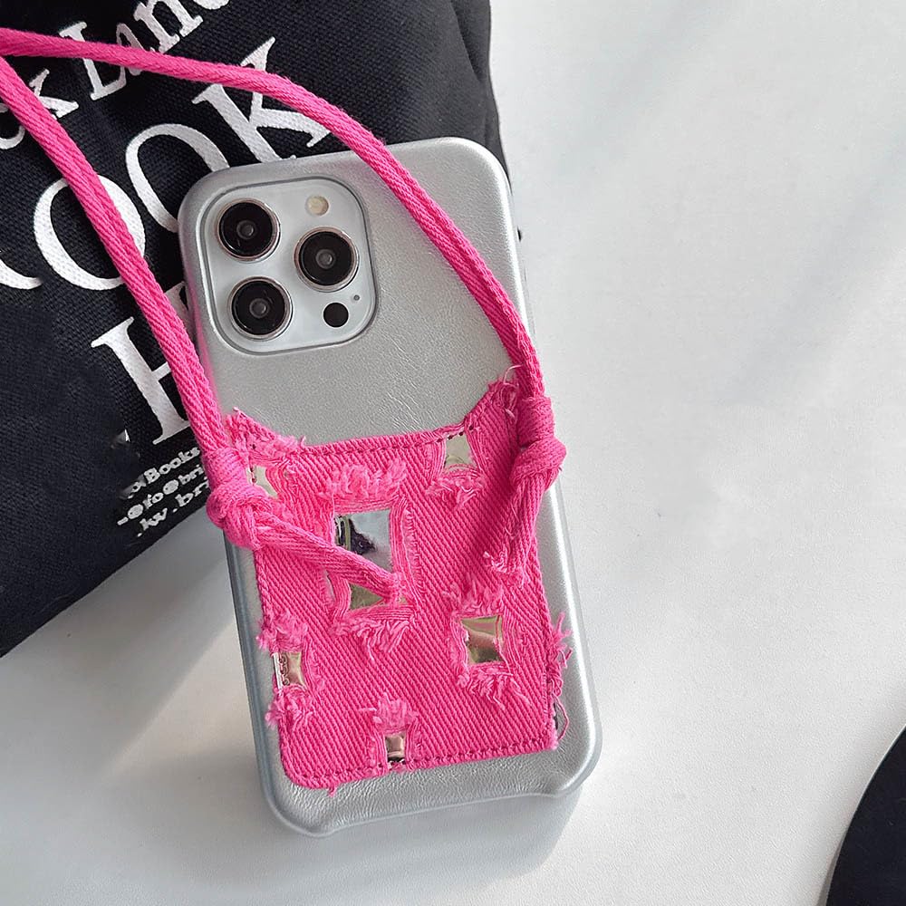 Coque iPhone 14 à lanière toile pour vos sorties mains libres - 5