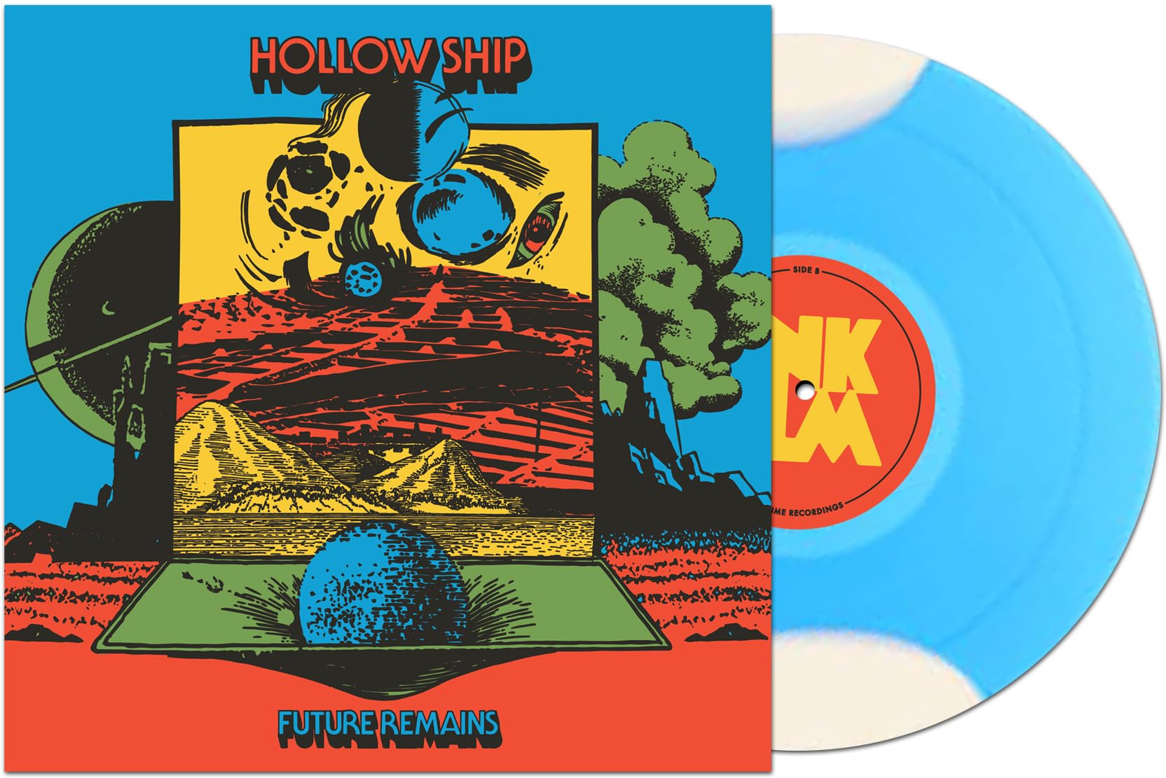HOLLOW SHIP - Future Remains (reissue) - LIMITED BLUE & WHITE VINYL LP