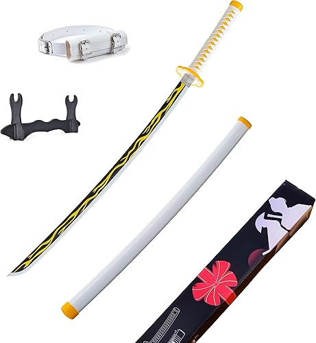 JIHPEN sword. Nuevo! Espada Demon Slayer. Aproximadamente 41 pulgadas con soporte de exhibición y cinturón. Katana de los pilares y protagonistas de