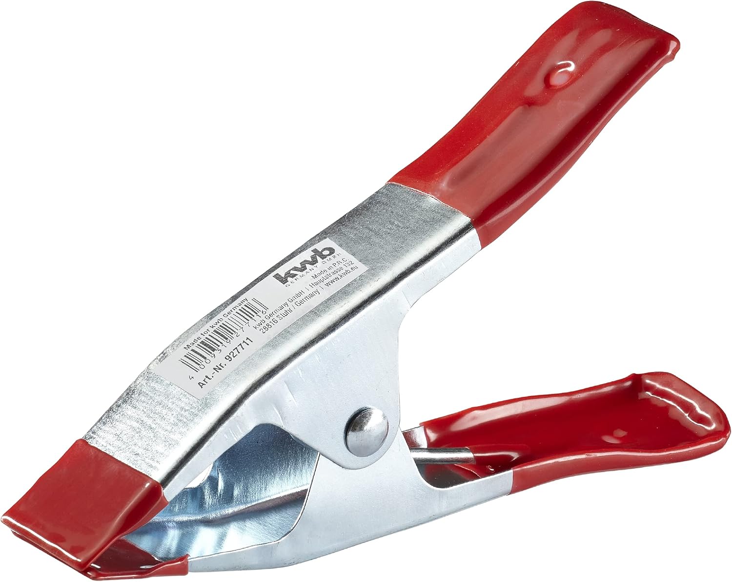 kwb Spring clamp 150 mm Made of Steel, Clamping Width 49 mm, high Spring Force for Gluing and Gluing, Spring clamp for Clamping and Holding