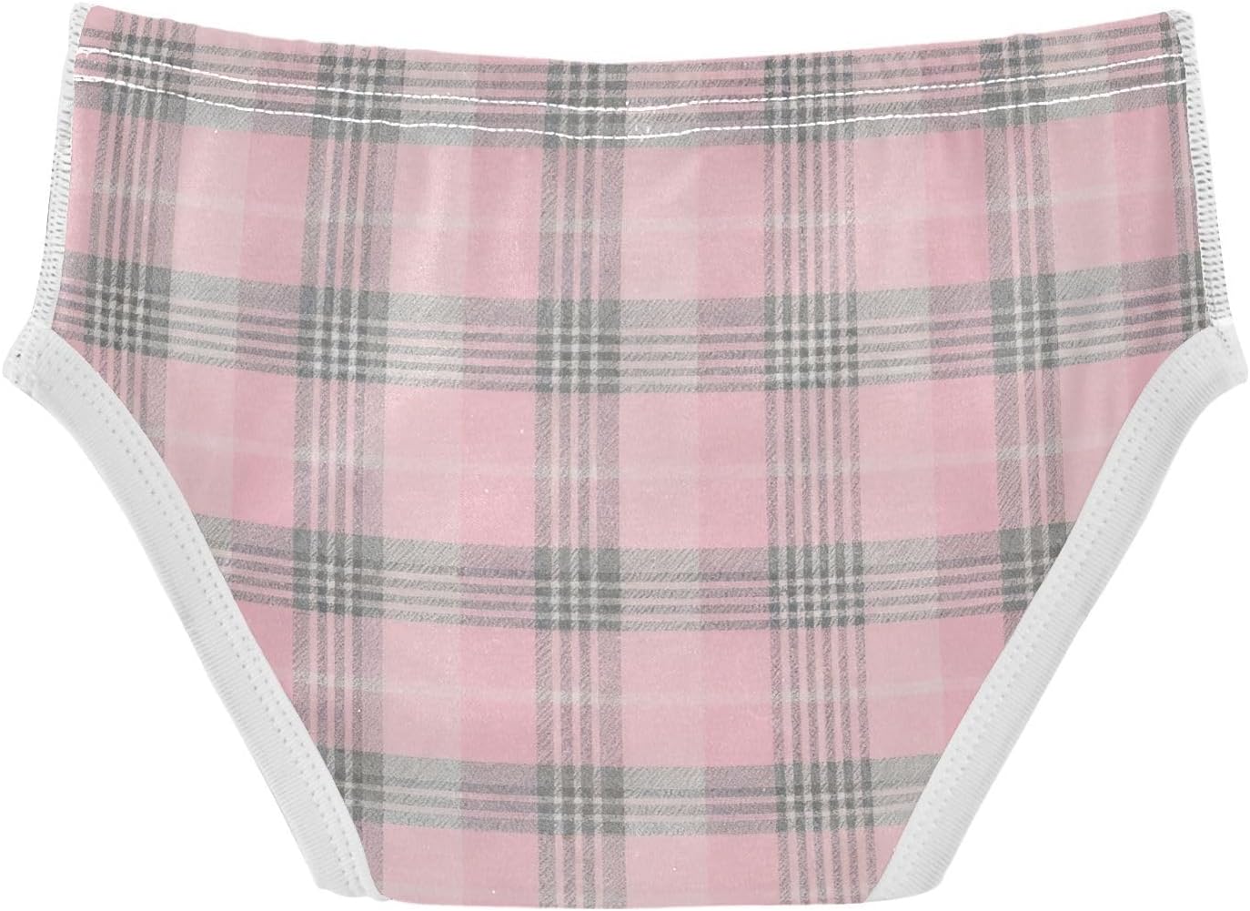 visesunny Boys Training Underwear Pink Black Plaid Breathe Cotton Potty Briefs Size 2T-8Y for Toddler