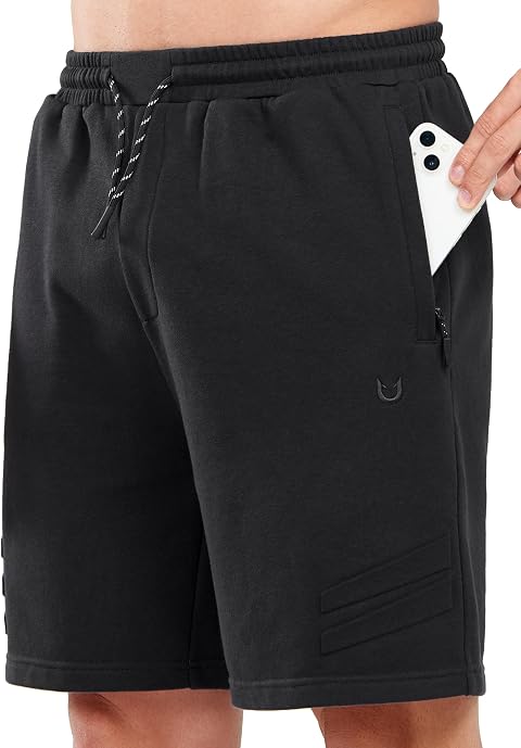 NORTHYARD Men's Cotton Casual Sweat Shorts 7" Athletic Running Workout Gym