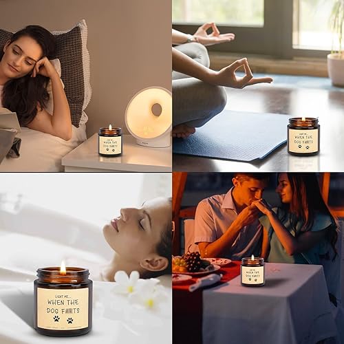 Miniatura 7 de Velas perfumadas de lavanda, regalos para mamá de perro para mujeres, divertido regalo de cumpleaños y Navidad para mejor amiga, amantes de los