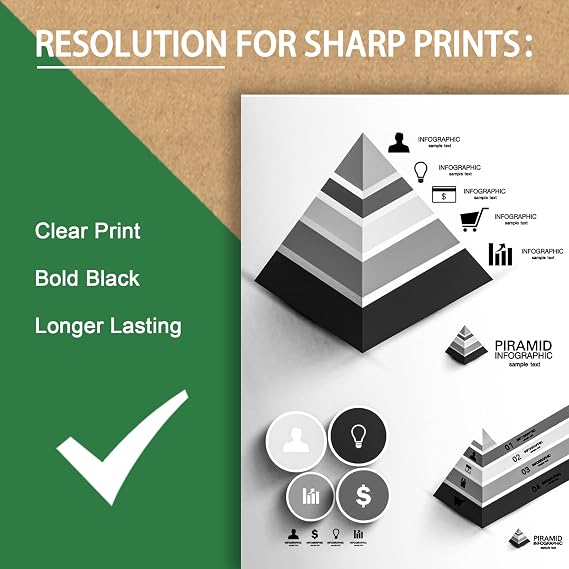 M3250 24B6887 Black Toner Cartridge (2-Pack): NUC Compatible 24B6887 Toner Cartridge Replacement for Lexmark 24B6887 XM3250 M3250 Printer Toner Cartridge