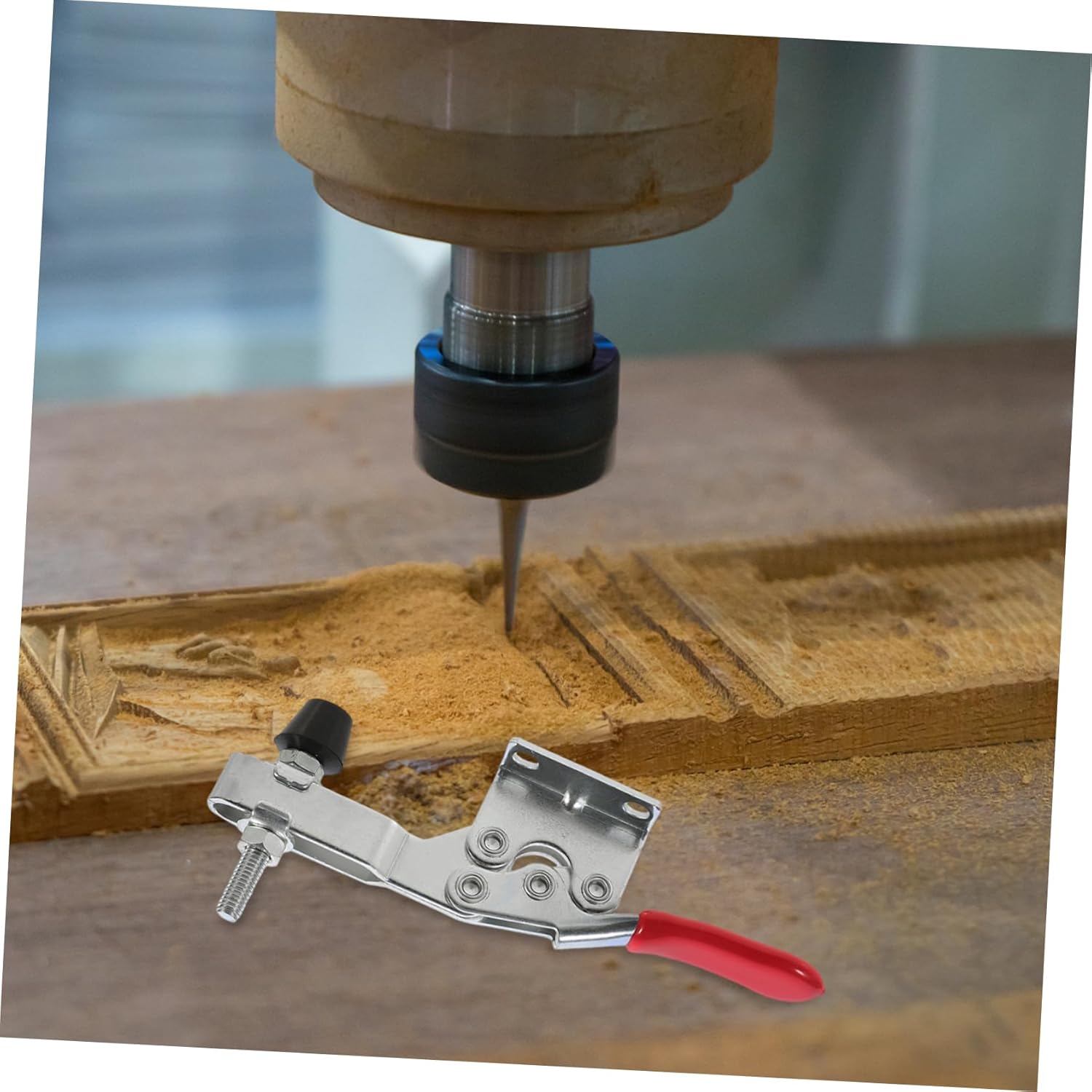 10pcs Plated Horizontal Toggle Clamp for Welding Hook Toggle Clamp for Diy Quick down Push Action