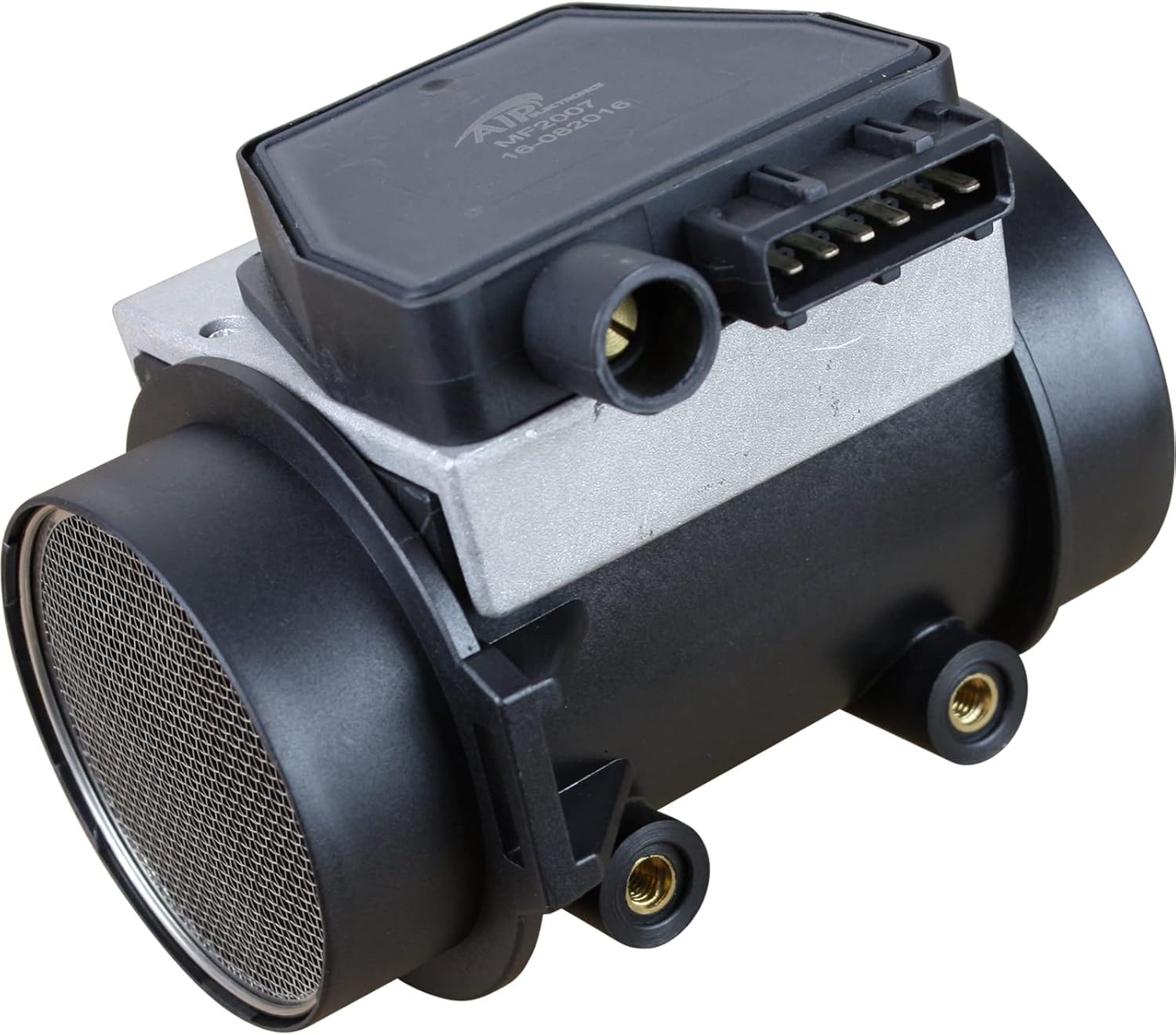AIP Electronics Premium Mass Air Flow Sensor MAF AFM Compatible with 1985-1989 Volvo 244 245 740 745 760 780 Turbo and Non-Turbo (with Adjustment Screw As Pictured) OEM Fit MF2007