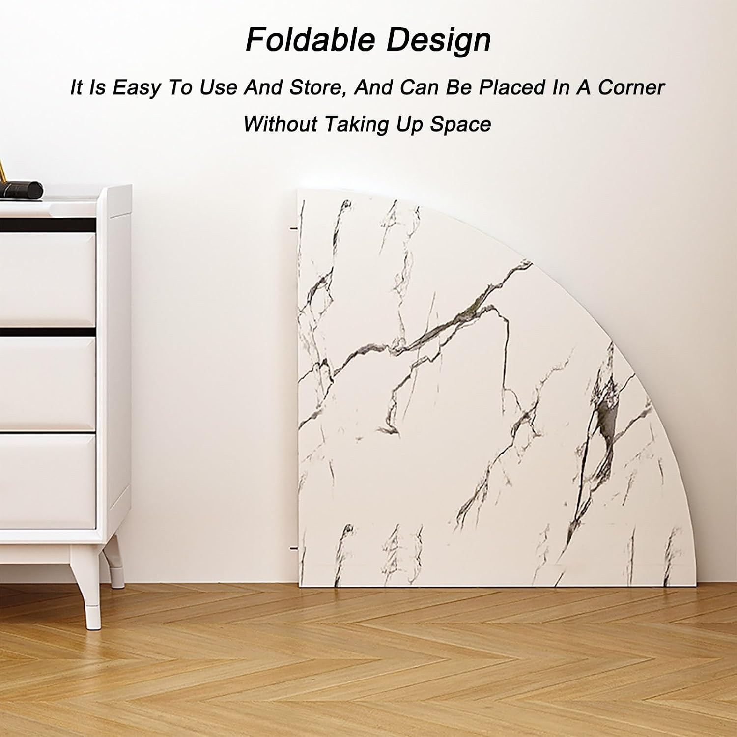 Large Round Foldable Table Top Only 120cm - 200cm Diameter Round Wood Table Top Replace Table Top Circle Wooden Table Top Folding Table Foldable Table Top Extender Round Table Tops Only Easy To Store(
