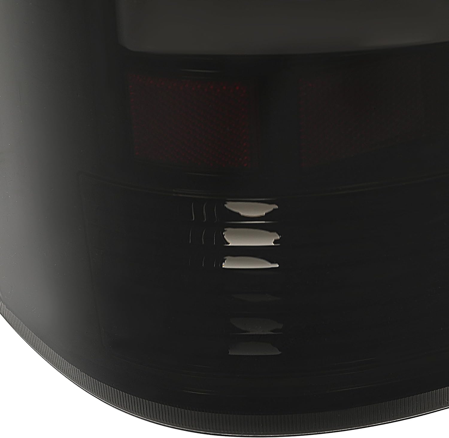 HECASA LED Tail Light Compatible with 2007-2014 GMC Sierra 1500/2500HD/3500HD Pickup Truck Tail Lamp Assembly Rear Light Lamp w/LED Tube Smoke Lens Black Housing Left & Right Side