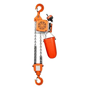 Prowinch 2200 lbs 1 Ton Electric Chain Hoist with Remote Control 110V- 20 ft Lifting Height, 1 Speed, Single Phase with G80 Chain, H2 Duty for Overhead Crane, Warehouse