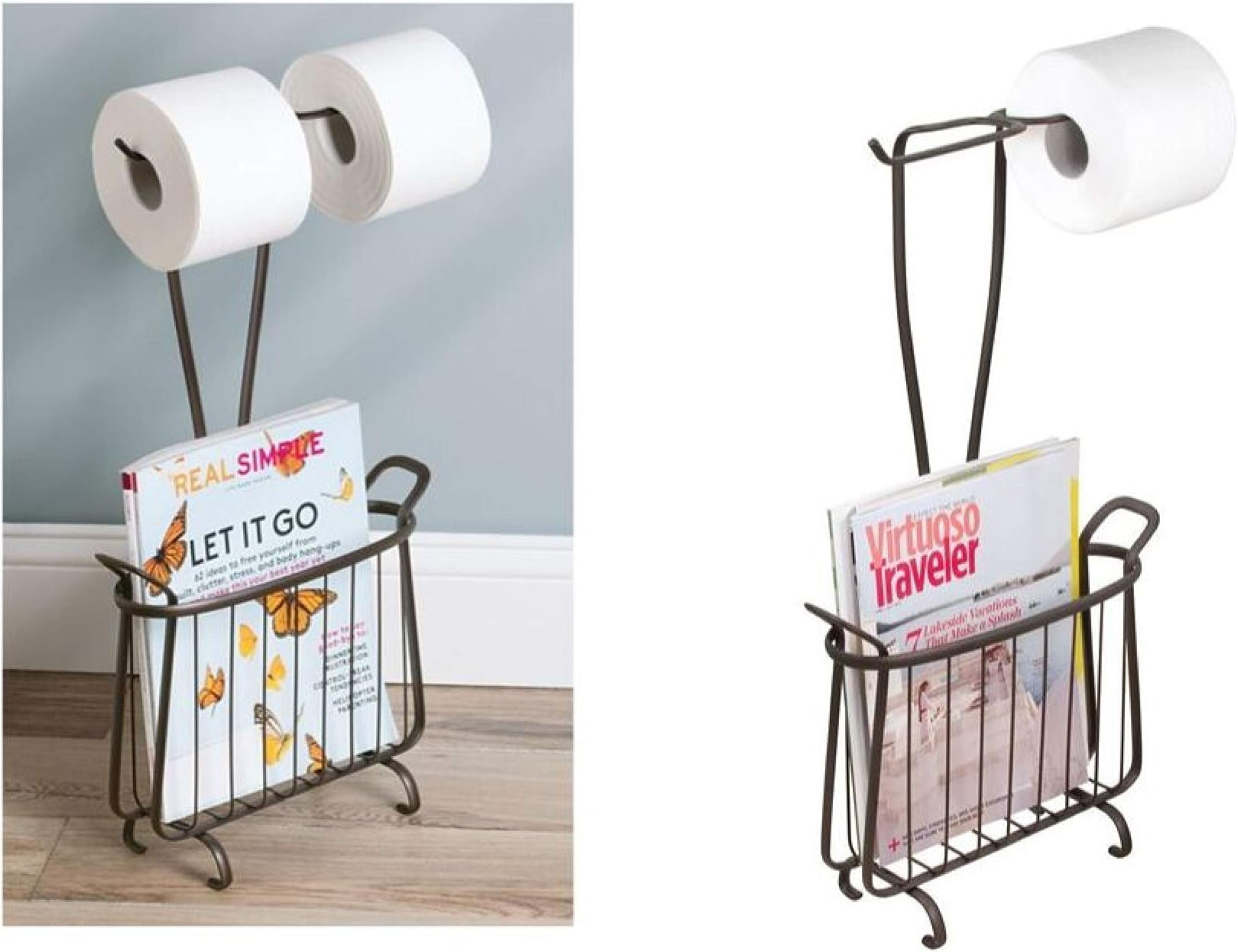 Interdesign Steel Axis Magazine Stand (Bronze)