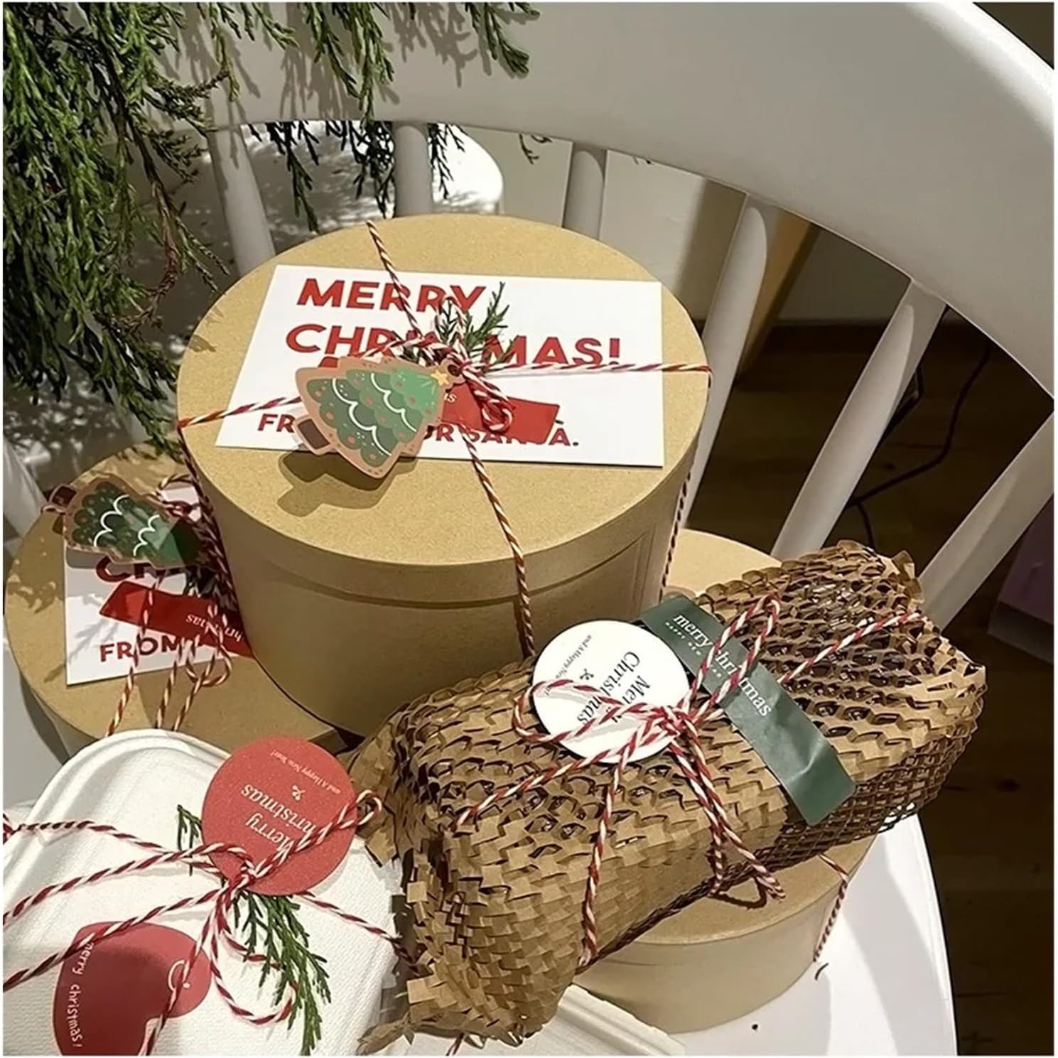 I Rotoli di Carta a Nido d'Ape Sono Ideali for l'ammortizzazione Durante i traslochi e for la Confezione Regalo(B)