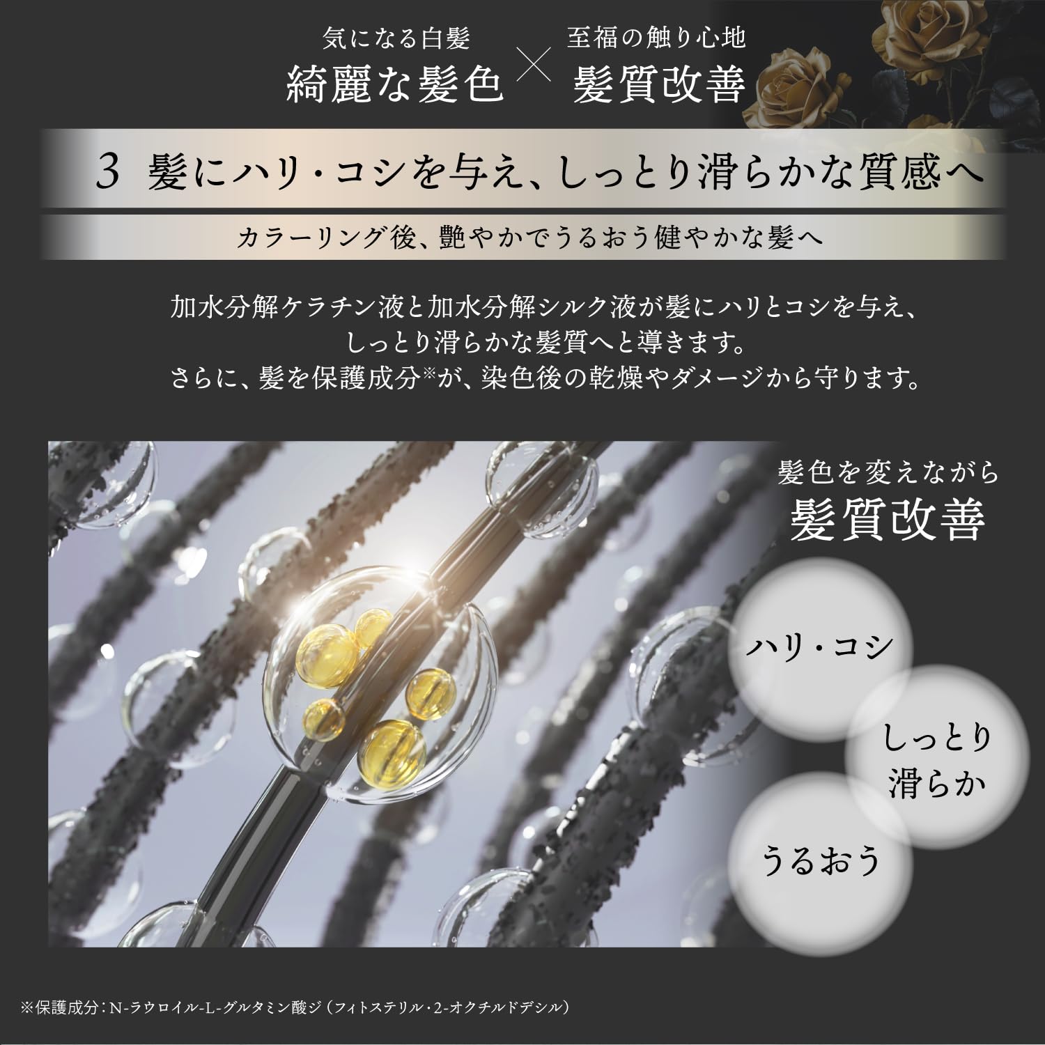 Amazon | Kyogoku ミラクルカラーフォーム ブラック 白髪染め 髪質改善