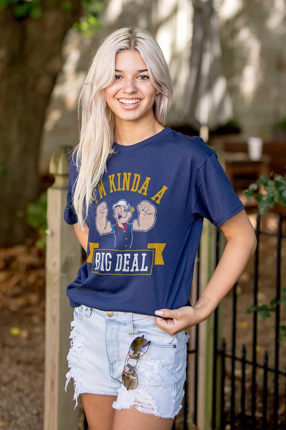 I'm Kinda Kind of a Big Deal Popeye Graphic T Shirt Men or Women