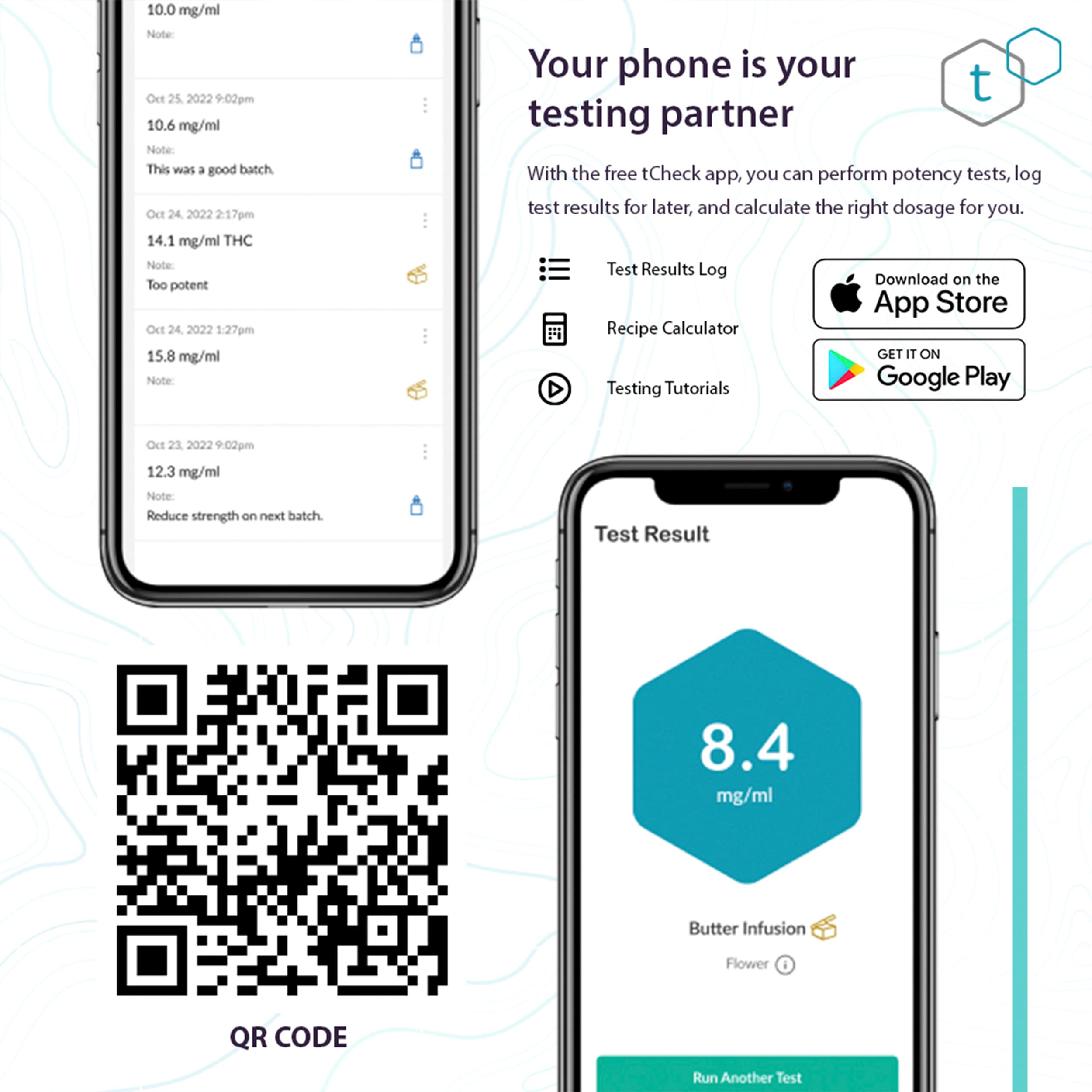 tCheck Portable Potency Tester| New UV Spectrometer Technology Gives Faster & Accurate Results for Oils, Clarified Butter & Tinctures| App Controlled Home Potency Tester (Black)