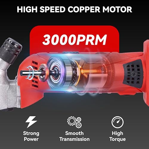ONEVAN Battery Sheep Shearing Machine, 500 W Electric Shear with 6-Speed Setting, 13 Teeth, Electric Sheep Shears, 2 x 3.0 Ah Batteries, Wireless Sheep Scissors for Sheep, Alpacas, Goats, Horses - 2