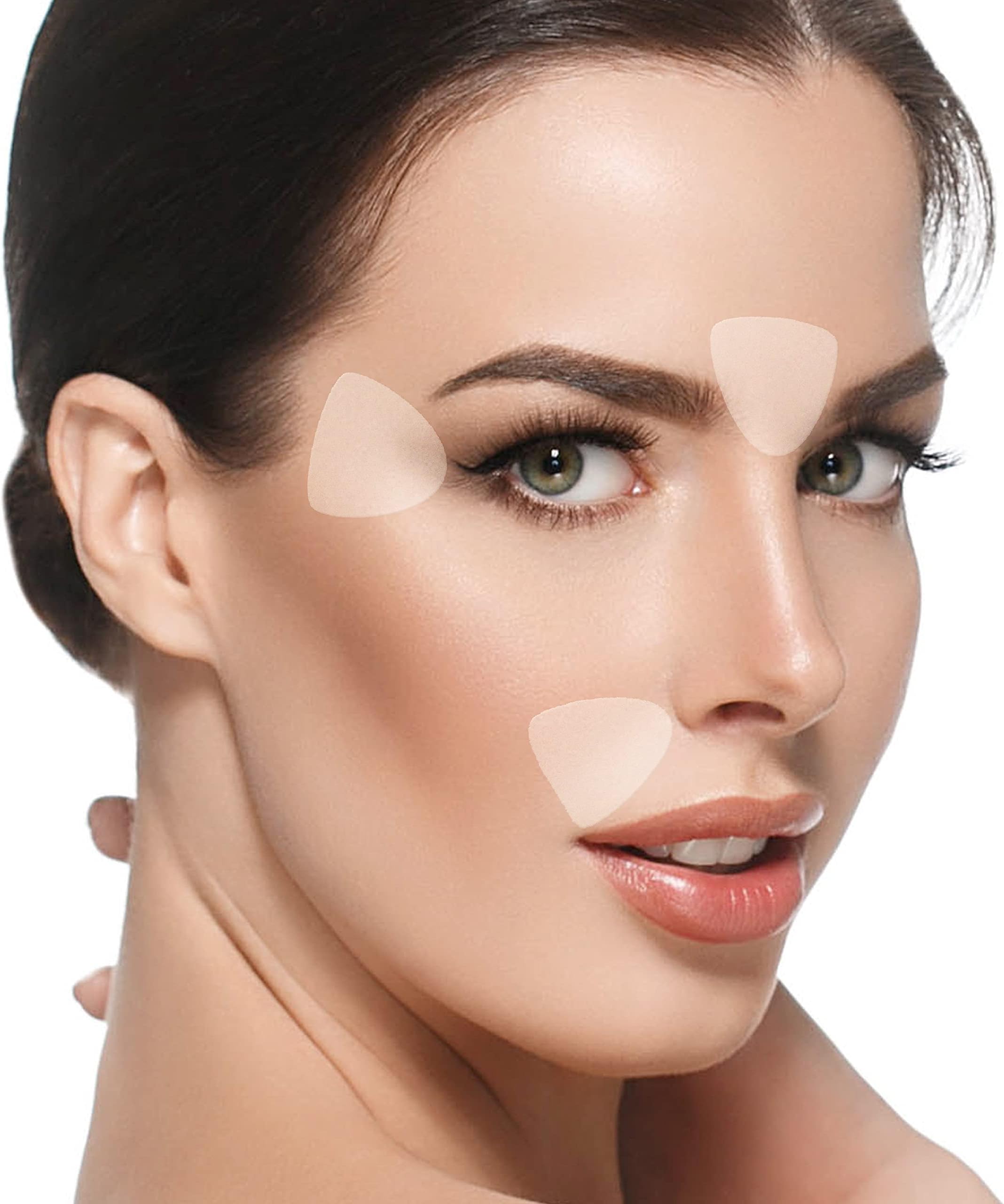 Blumbody Face & Forehead Wrinkle Patches - Mini Anti Wrinkle Facial Patches to Smooth Eye, Mouth, Forehead Wrinkles - Non-Silicone Face Tape for Fine Wrinkles between Eyes & Face - 160 Face Patches