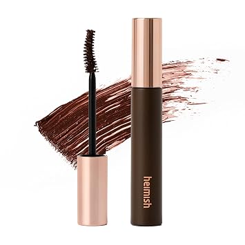 HEIMISH Dailism Curling Mascara Brown, Tubing Mascara, Smudge Proof, Waterproof, Lengthening, Non Clumping, Washable, Berry Brown Smudge Stop Korean Mascara, Korean Skincare, 0.32 fl oz / 9g