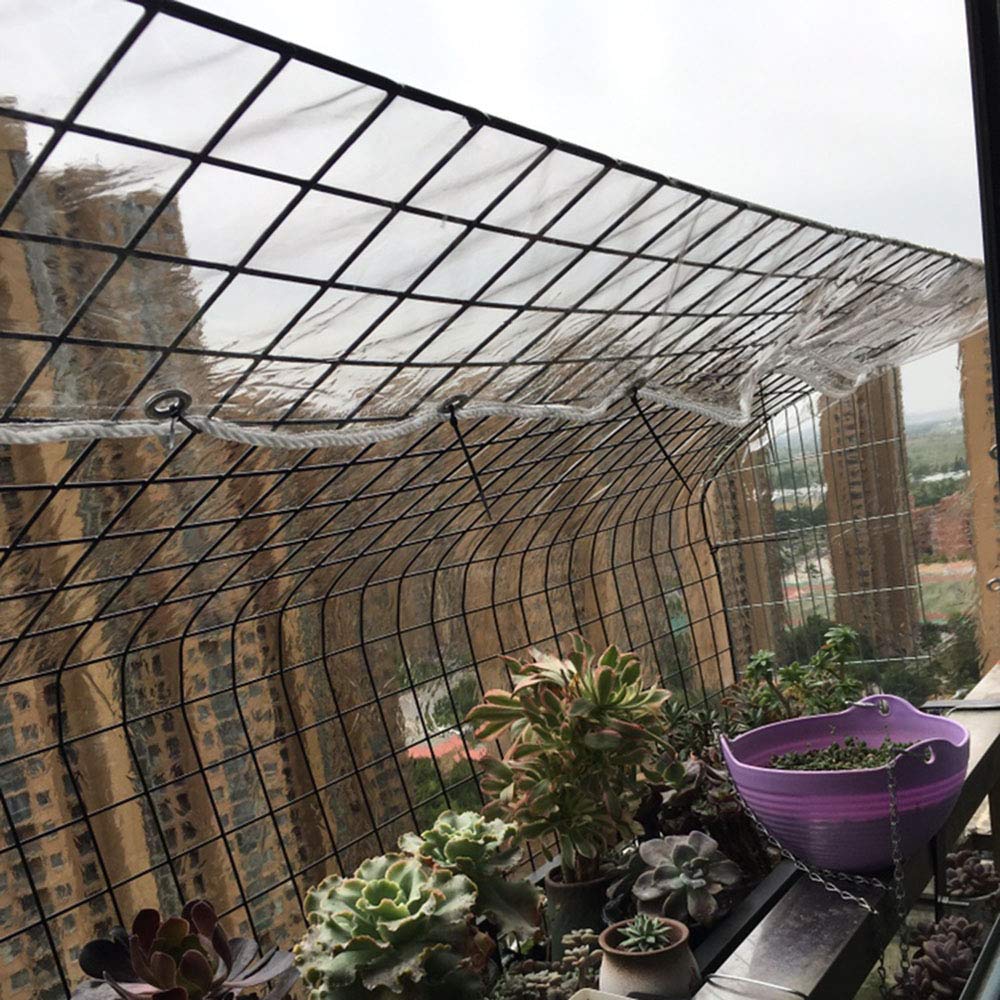 1.5x2m Bâche Imperméable Transparente Avec œillets,420g/m² Bâche En PVC