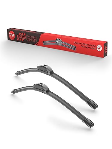 Miniatura 23 de Paquete de 2 escobillas limpiaparabrisas de silicona de 20"+20" pulgadas de repuesto para Ford Explorer 2010-2005 F150 F-150 F250 F350 Serie F Honda