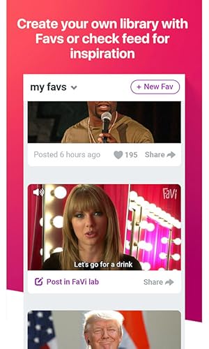 Favi — make celebrities say what you want