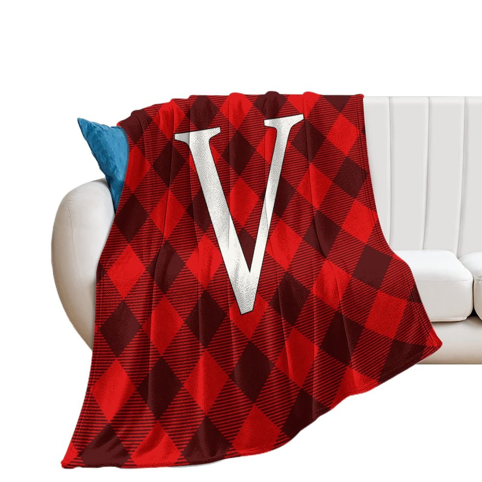 Couverture de Noël personnalisée en flanelle 153x203 cm le cadeau de lit idéal