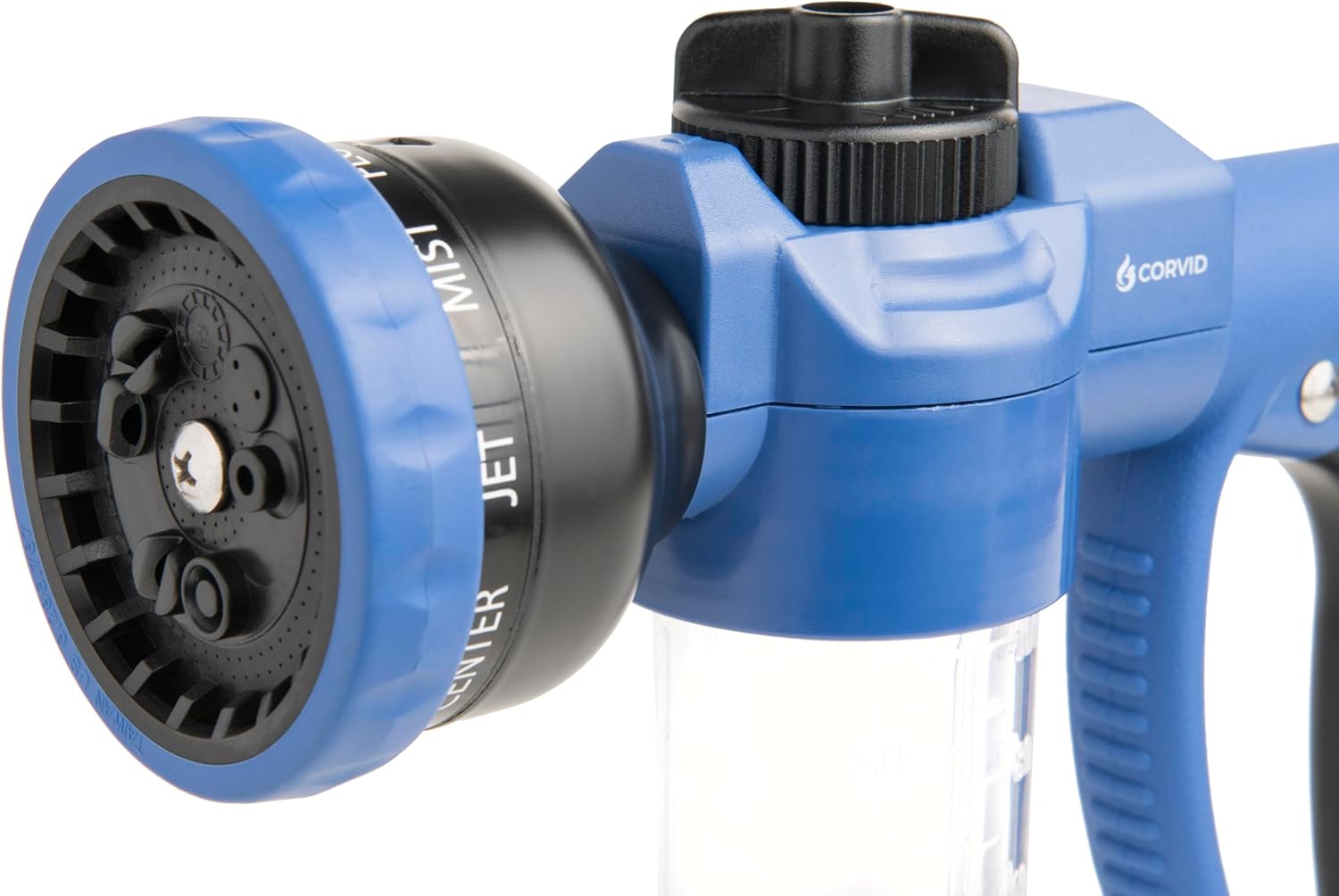 Premium Adjustable Hose Nozzle with Soap Dispenser & 8 Spray Patterns – Heavy-Duty Foam Gun for Car Wash, Pet & Garden – Leak-Proof All-Metal Head & Ergonomic Grip – Easy Fill Soap Reservoir