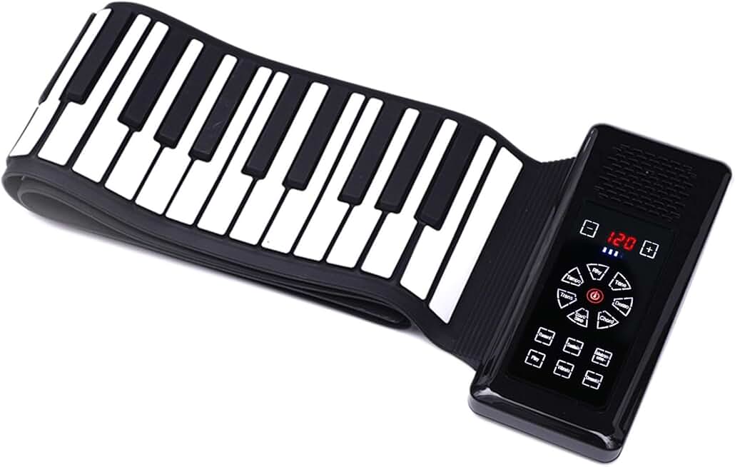 rolling piano keyboard