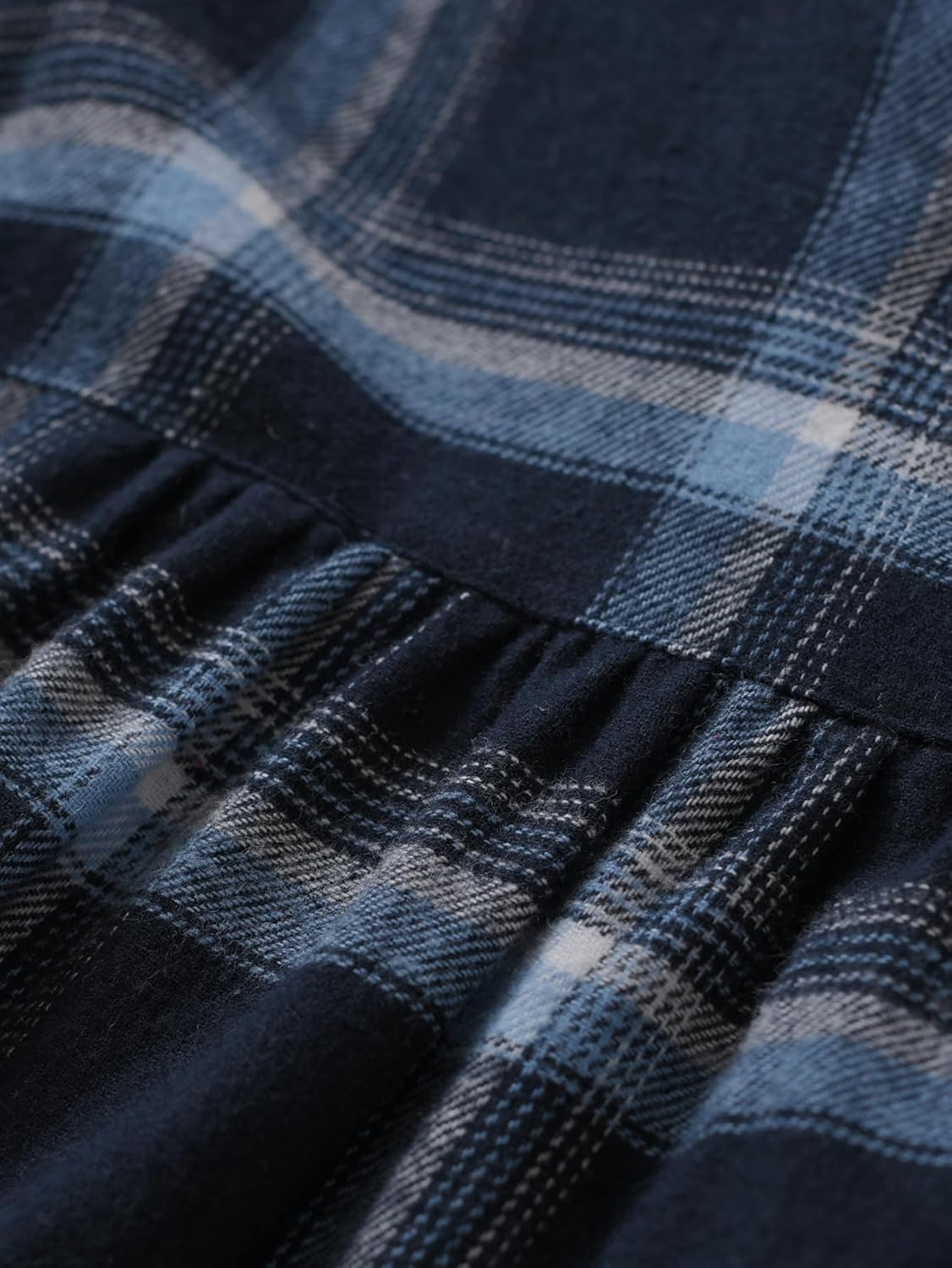 Latuza Women's Plus Size Cotton Flannel Nightgown Long Sleeve Full Length - Image 5