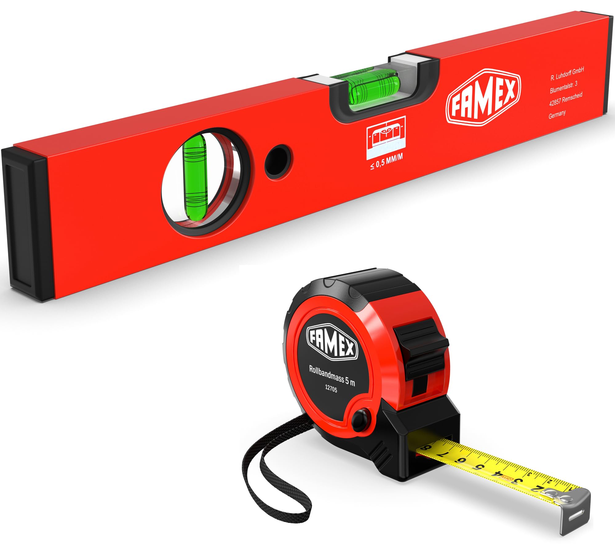 FAMEX 440-93 Profi Werkzeugkoffer gefüllt mit Werkzeug Set, viele Werkzeuge Made in Germany - ERWEITERBAR - Werkzeugkasten, Werkzeugkiste, groß, robust, abschließbar, Kapazität 24kg