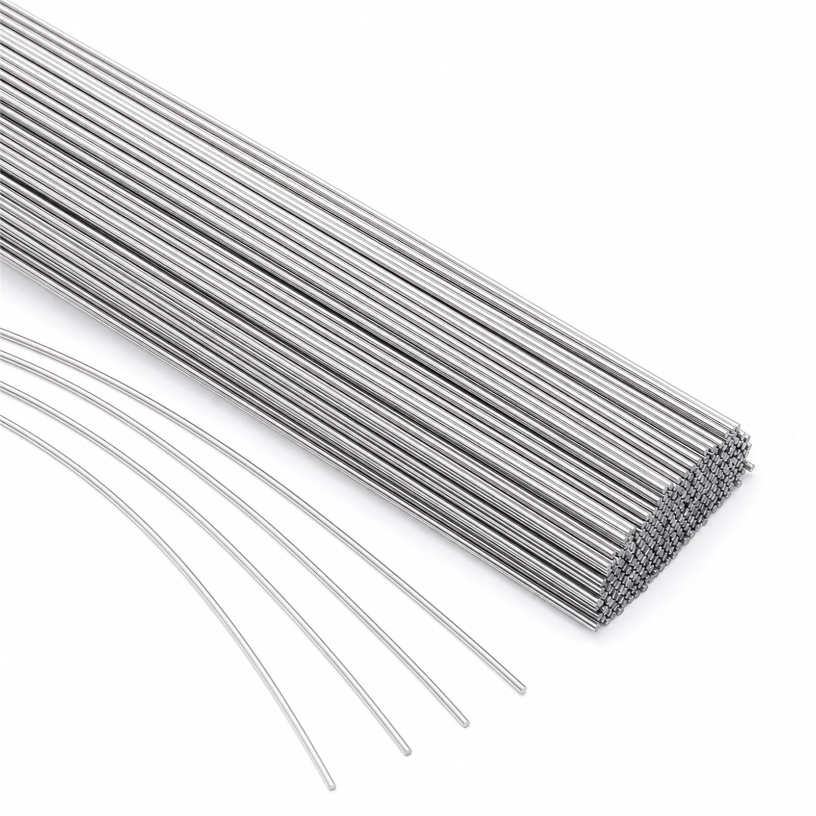 304 Edelstahl-Federdraht,Edelstahl-Federdraht Harter,Basteln Metallstange Federdraht,Keine Scharfen Kanten,Leicht Zu Biegen,FüR DIY Schmuckherstellung Und Kunsthandwerk