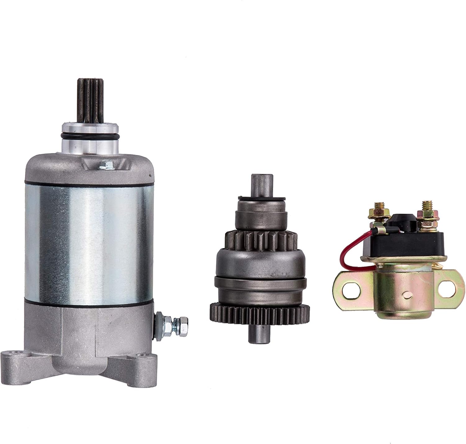 Starter Drive & Relay Solenoid Fits Polaris ATV UTV Sportsman 500 1996-2002/TRAILBOSS 325 325cc 1985-2002 495713 3084981 3090188 18645 Starter Drive & Relay Solenoid Fits Polaris ATV UTV Sportsman 500 1996-2002/TRAILBOSS 325 325cc 1985-2002 495713 3084981 3090188 18645