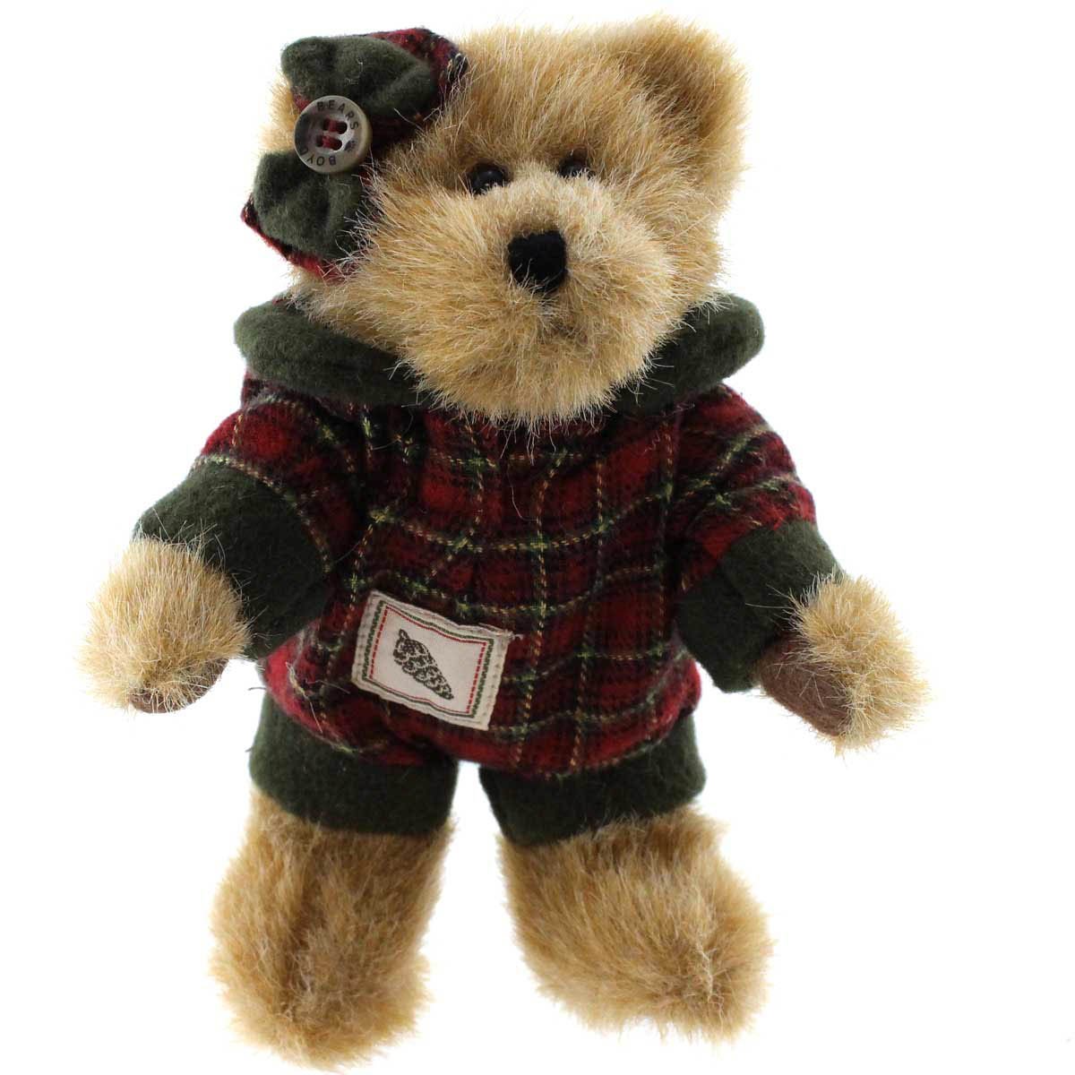 Boyds Bears Plush FAWN WOODSBEARY Fabric Country Lodge Pinecone Bear 913967