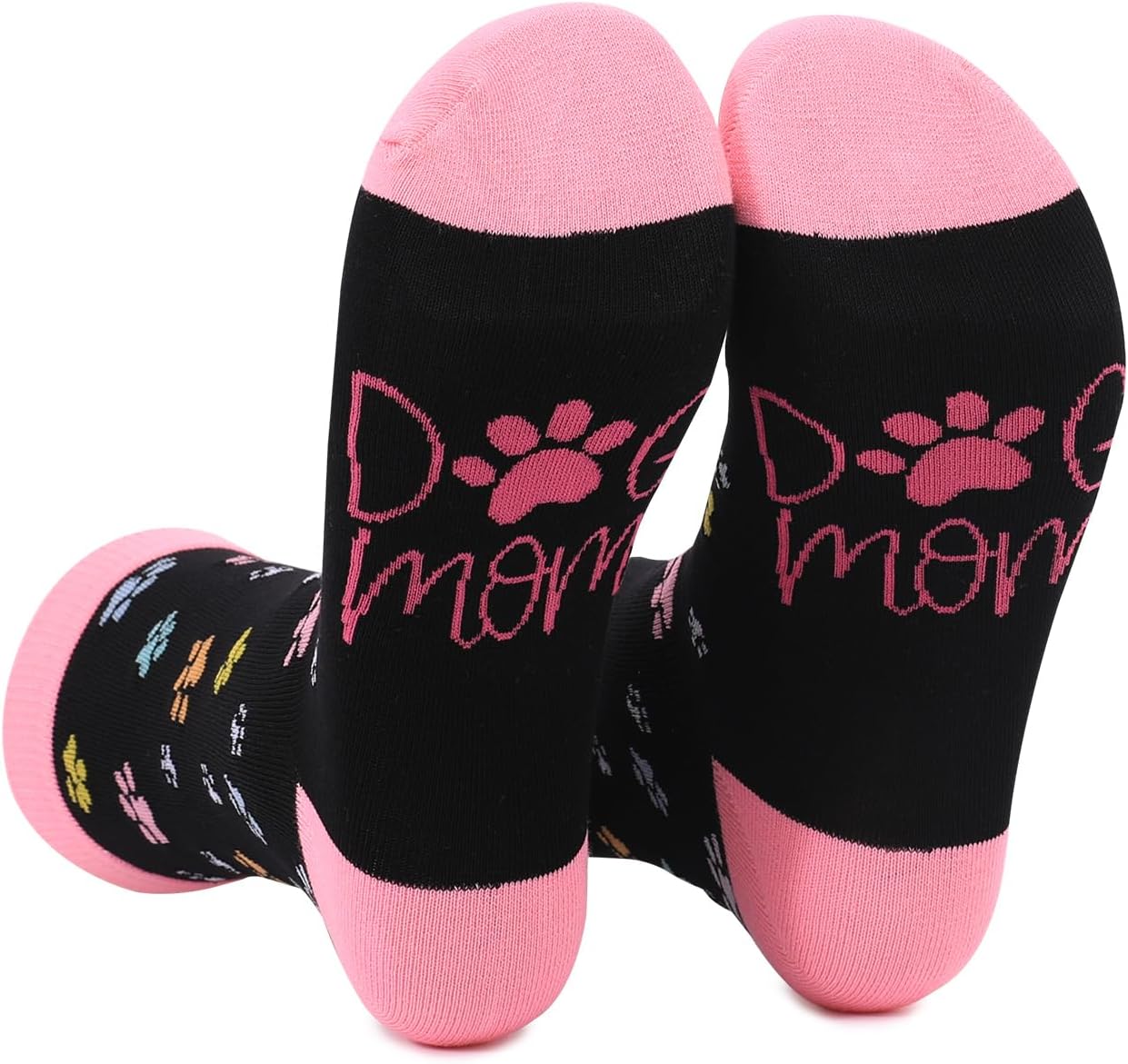 Aueyan Funny Socks for Women - Easter Bunny & Dog Mom Socks - Fun Stocking Stuffers