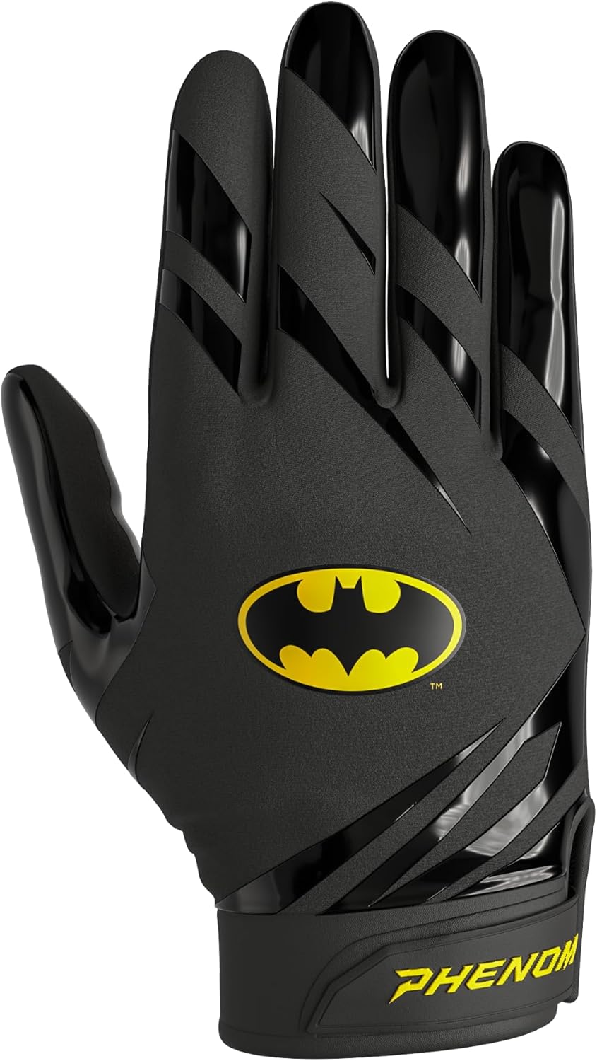 The Batman Football Gloves - VPS5 by Phenom Elite