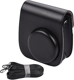 Staright Portátil Câmera Instantânea Estojo para Bolsa Bolsa em Couro PU com Alça Compatível com Fujifilm Fuji Instax Mini 11