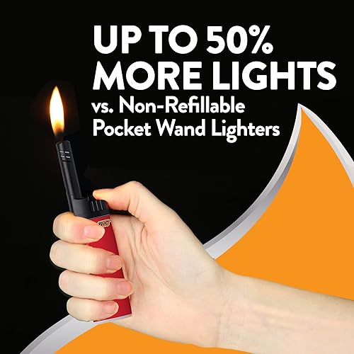 Miniatura 3 de BIC EZ Reach - Encendedor de velas, el encendedor definitivo con varita extendida para parrillas y hogueras (1.45 pulgadas), encendedores de