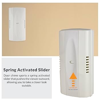 2-Note Mechanical Door Bell Chime and Door Button with