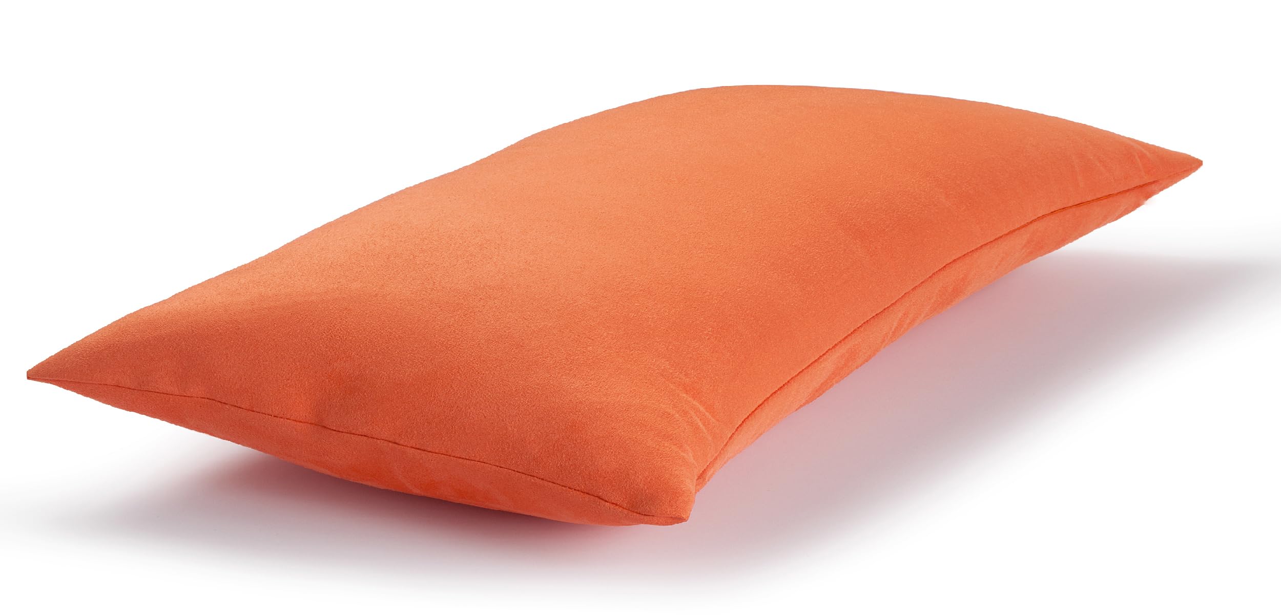 Fundas de almohada decorativas en ante sintético en múltiples colores y tallas