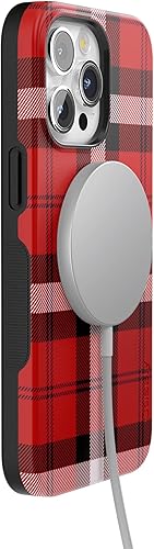 Vista 1246 de Casely Funda para iPhone 15 Pro Max Jardín Secreto Flores mixtas Funda atrevida Compatible con MagSafe y botón de acción Secret Garden