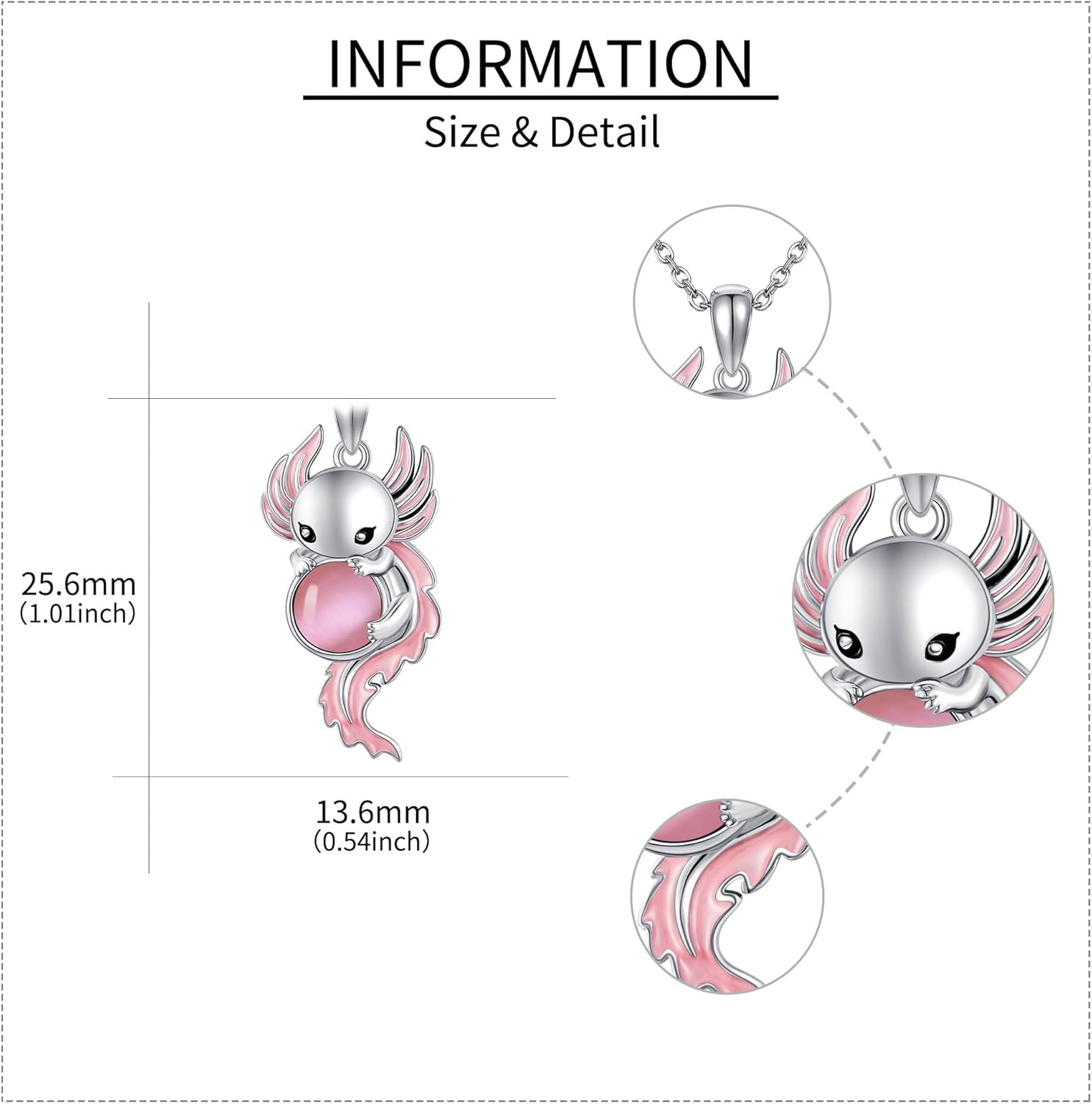 Paw/Bearded Dragon/Axolotl/Fox/Possum/Otter/Bat/Dragonfly/Phoenix/Peacock/Koala/Corgi Necklace Sterling Silver Cute Animal Necklace for Women Animal Jewelry Gifts for Women Mother