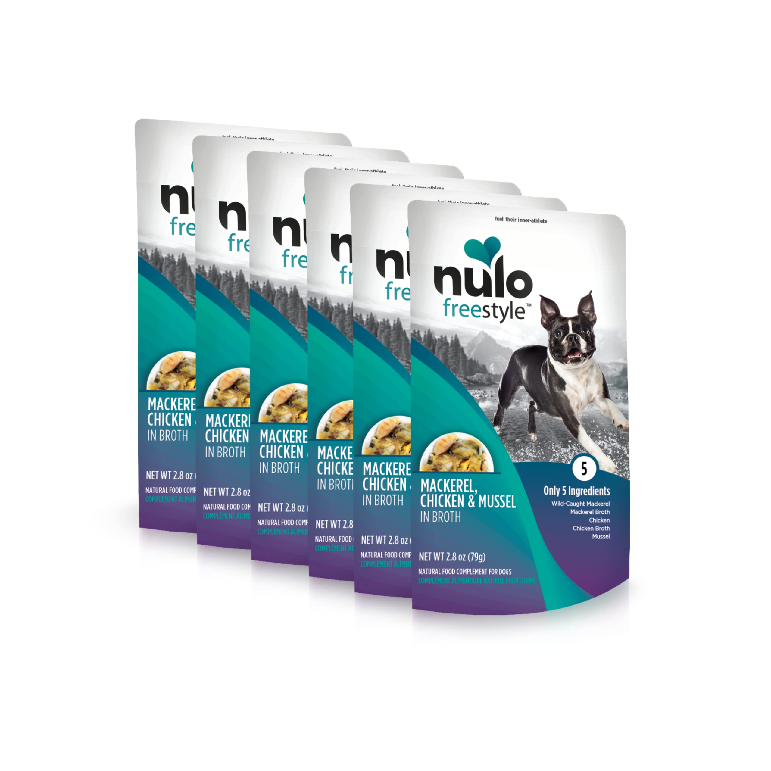Nulo Freestyle Puppy &amp; Dog Wet Dog Food Topper, Premium All Natural Grain-Free, Real Meat Dog Food Topper with High Animal-Based Protein and Only 5 or Less Ingredients with No Additives