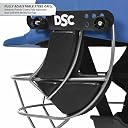 DSC DEFENDER Cricket Helmet for Men & Boys (Adjustable Steel Grill | Back Support Strap | Light Weight | size:Extra Small (Royal Blue) gallery image