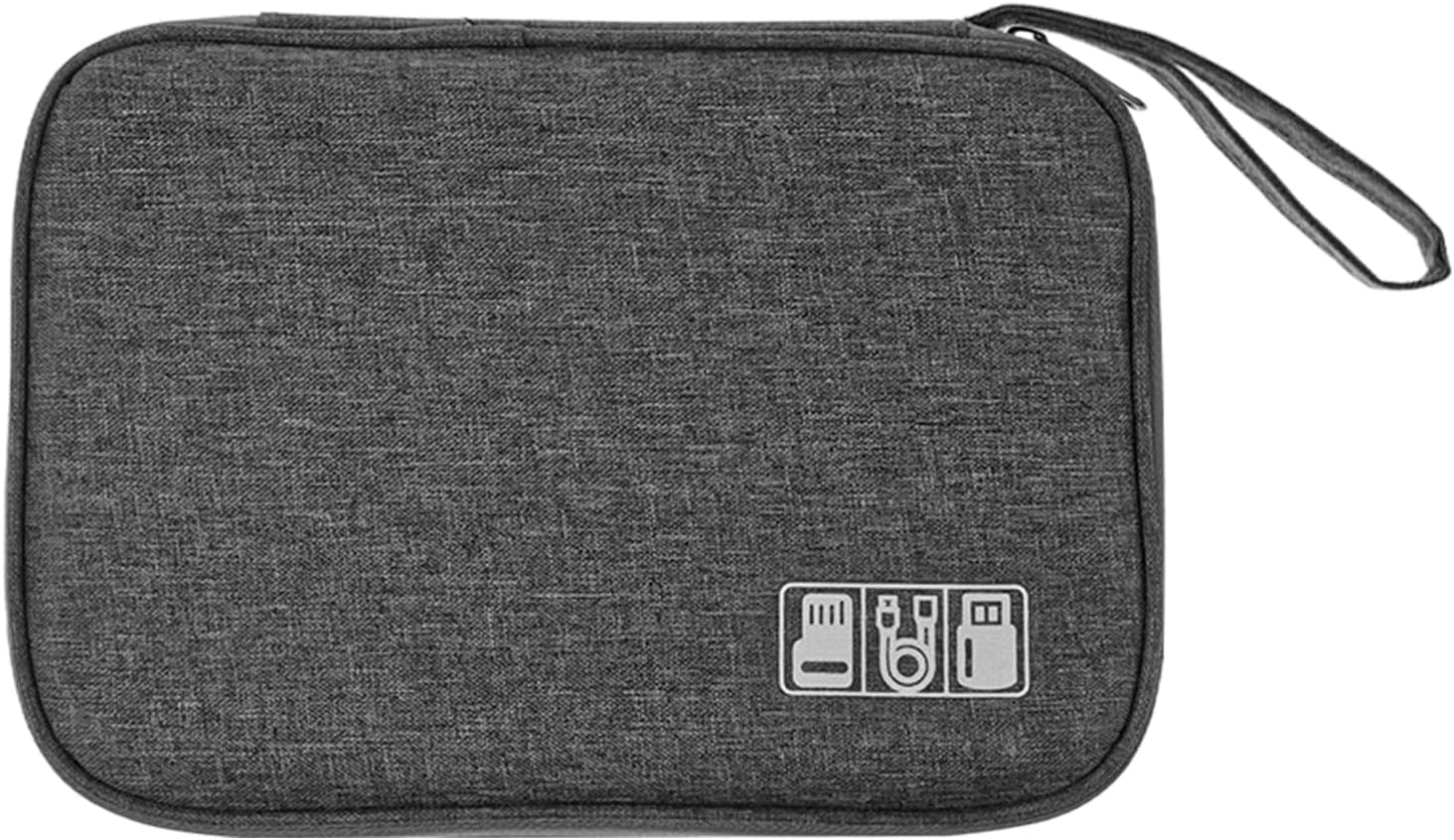 Electronics Cord Organizer Travel Case, Portable Cable Storage Bag Waterproof Small Electronic Accessories Pouch Cable Organizer Bag for Cord Small Charging Usbs