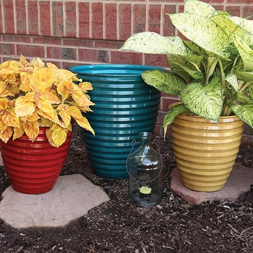 Miniatura 5 de Robert Allen MPT01608 Avondale - Maceta clásica (6 pulgadas), diseño de otoño